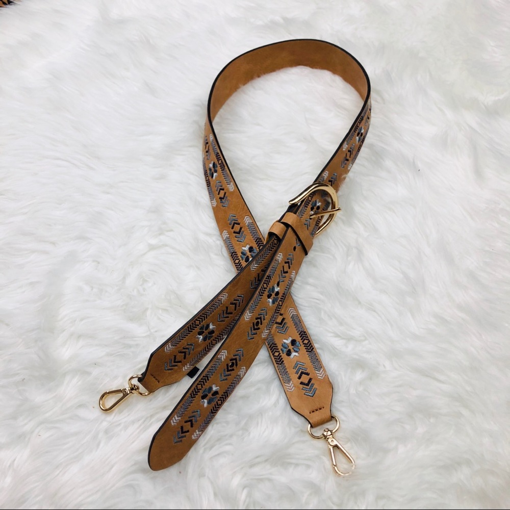 Nordstrom CHELSEA embroidered boho bag strap
